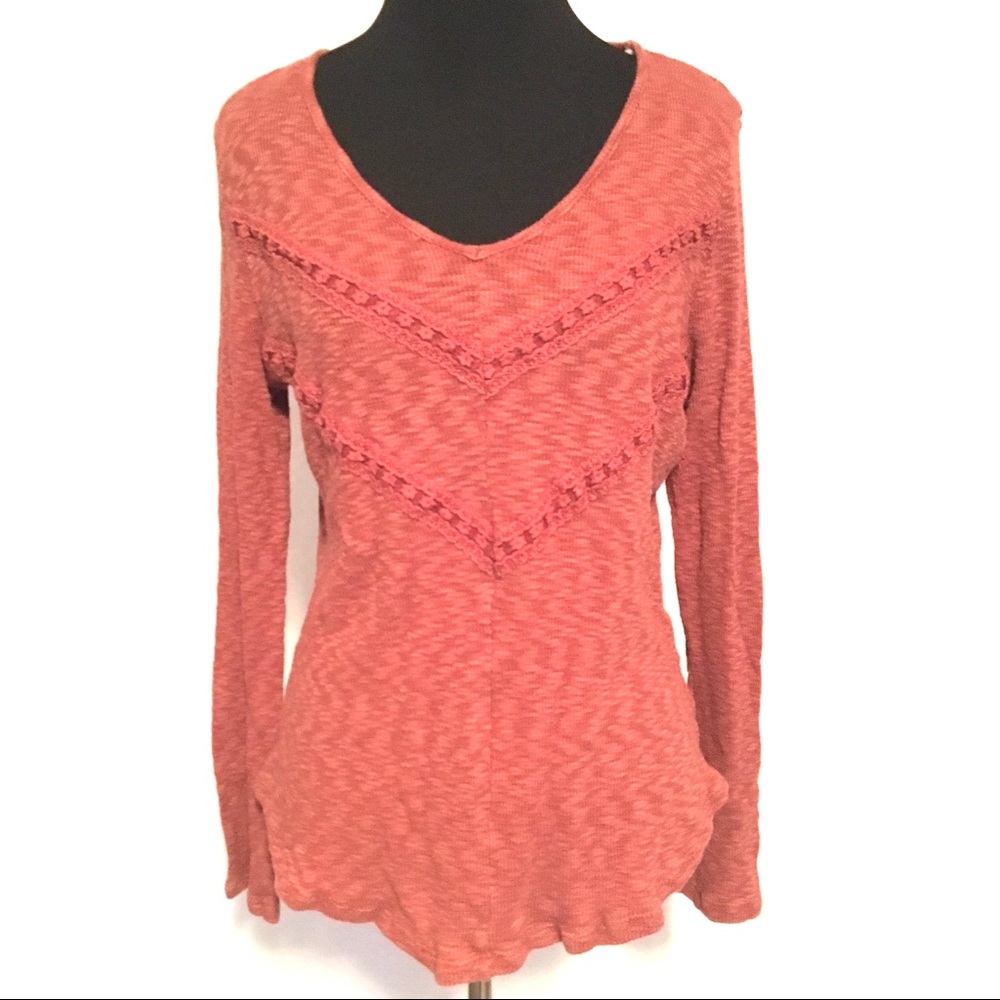 Anthropologie Flattering Pleione Long Sleeve Top